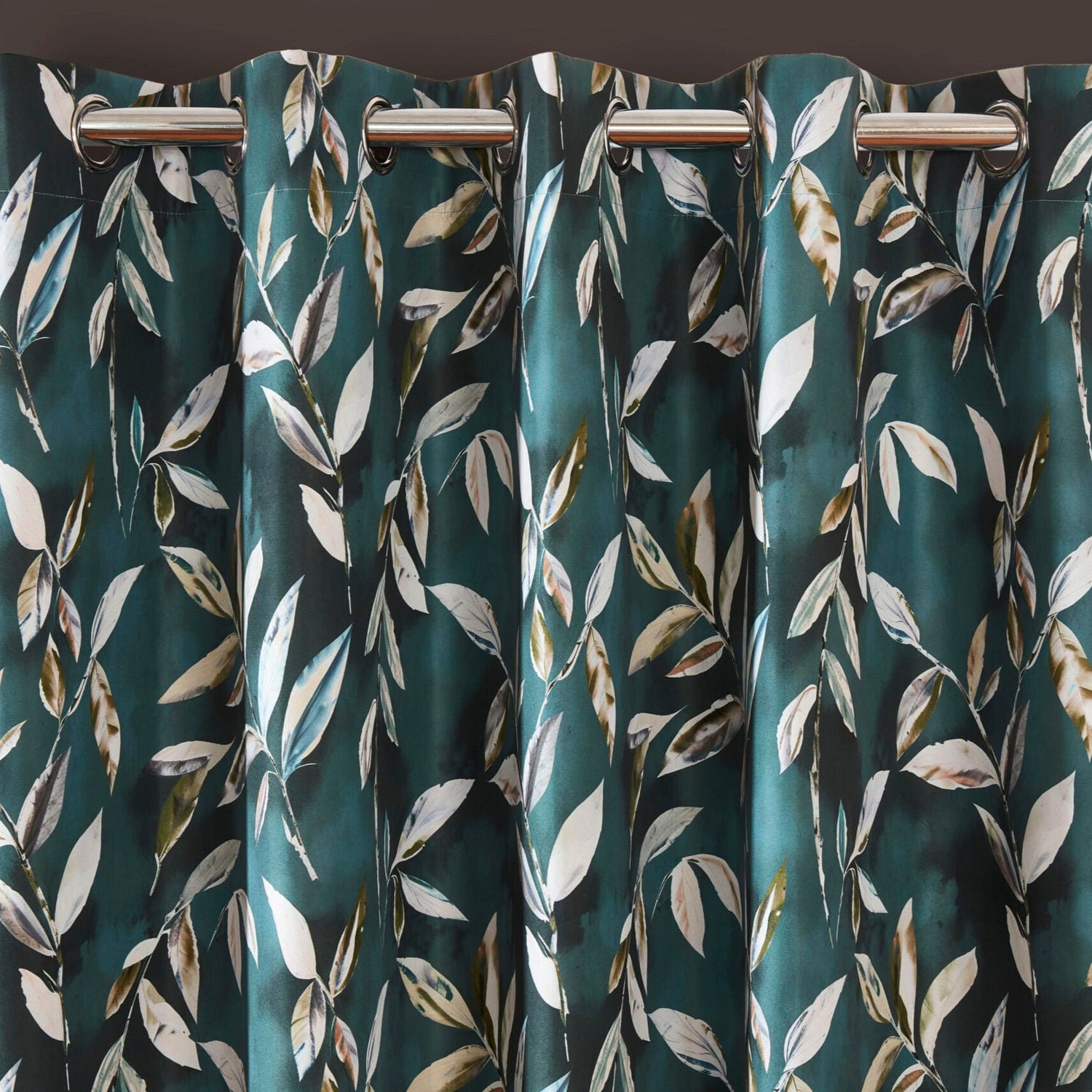 Madrid Ready Made Eyelet Blackout Curtains Bottle