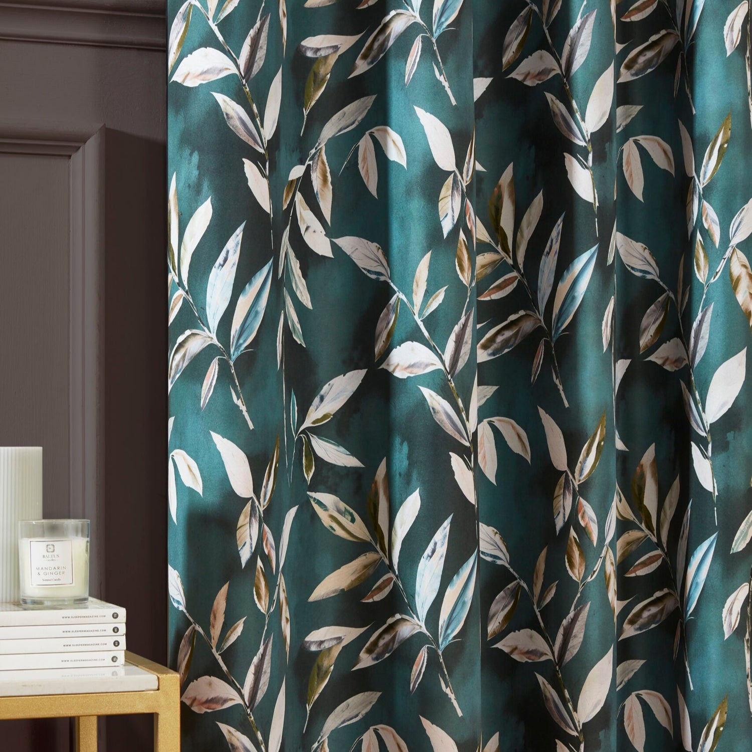 Madrid Ready Made Eyelet Blackout Curtains Bottle