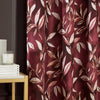 Madrid Ready Made Eyelet Blackout Curtains Wine
