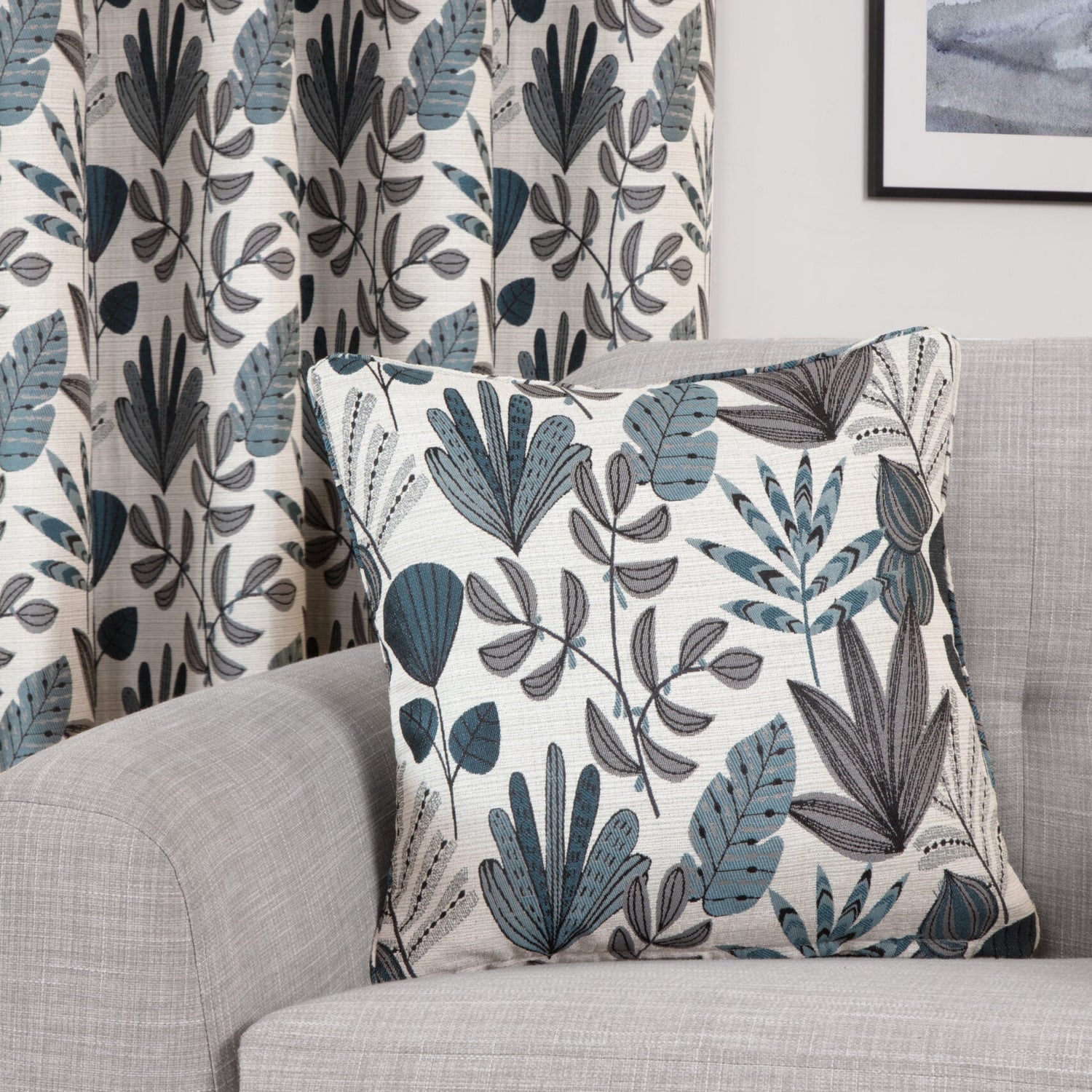Sundour Rutland Ready Made Eyelet Curtains Atlantic
