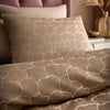 Soiree Ginko Jacquard Duvet Cover Bedding Set Natural