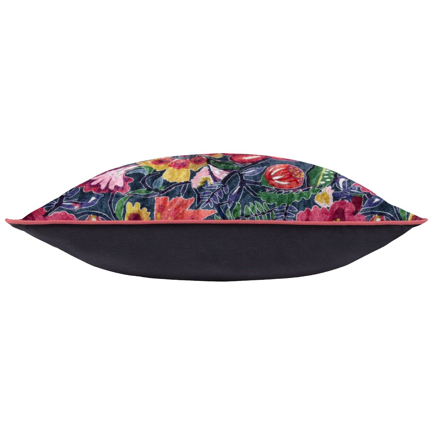 Glorine Velvet Piped Filled Cushion 50cm x 50cm Multi
