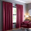 Fusion Galaxy Dimout Ready Made Curtains Wine