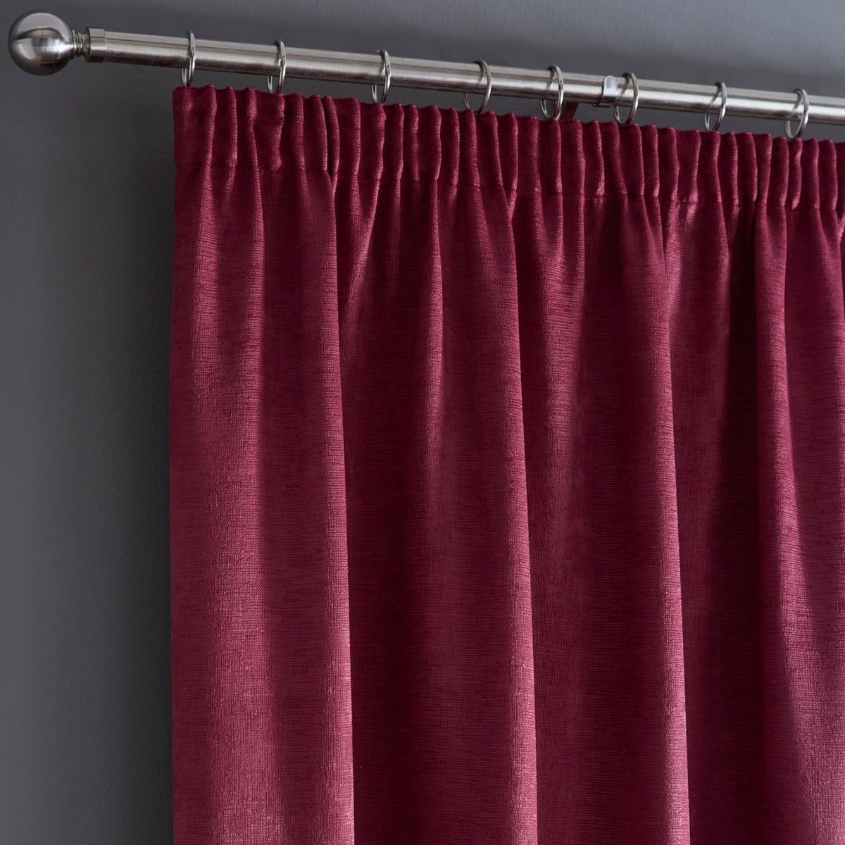 Fusion Galaxy Dimout Ready Made Curtains Wine