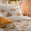 Gretel Brushed Cotton Duvet Cover Bedding Set Cloud Dust