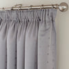 Madison Ready Made Pencil Pleat Curtains Silver