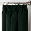 Chenille Triple Woven Ready Made Blackout Curtains Green