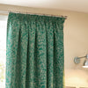 Grantley Jacquard Ready Made Pencil Pleat Curtains Emerald