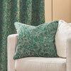 Grantley Jacquard Piped Filled Cushion 50cm x 50cm Emerald