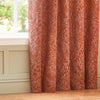 Grantley Jacquard Ready Made Eyelet Curtains Brick