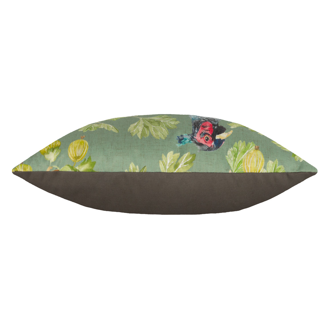 Grove Phesants Boudoir Outdoor Filled Cushion 30cm x 50cm Olive