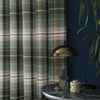 Sundour Gleneagles Ready Made Eyelet Blackout Curtains Green