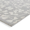 Catherine Lansfield Grace Floral Rug Grey