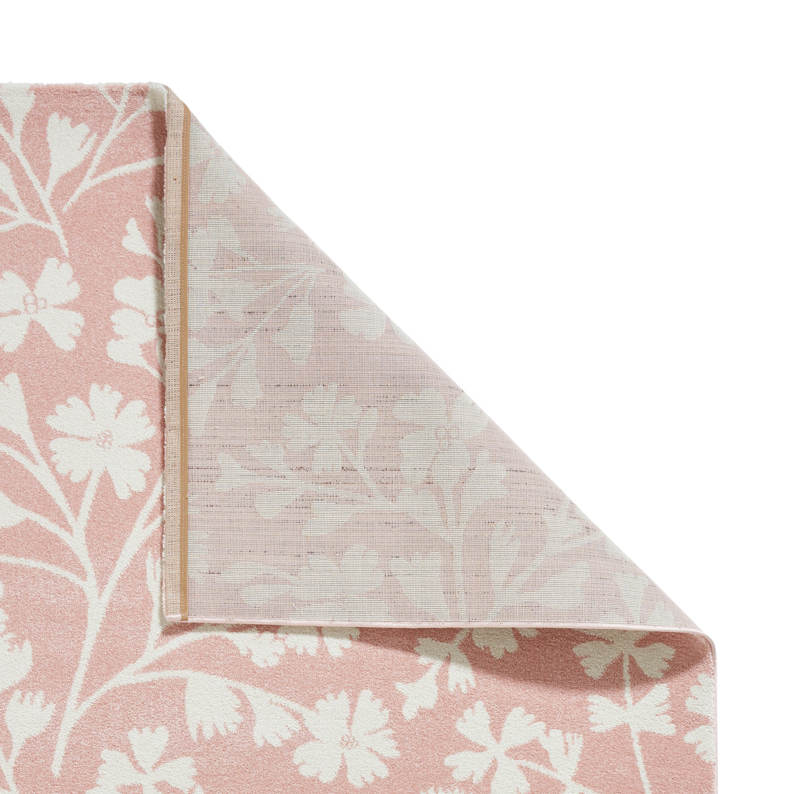Catherine Lansfield Grace Floral Rug Rose