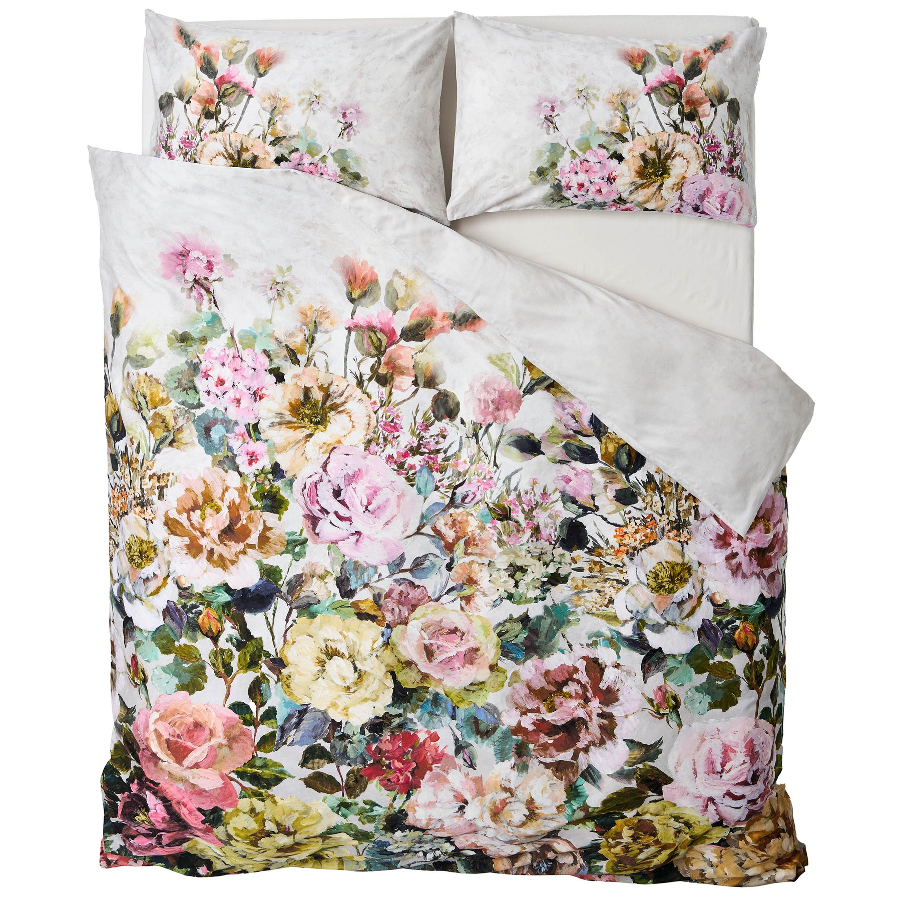Designers Guild Grandiflora Duvet Cover Bedding Set Rose