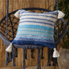 Drift Home Grayson Outdoor Filled Cushion 43cm x 43cm Blue