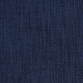 ANTE DECOR Herringbone Fabric Navy