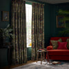 HOUSE Llewelyn-Bowen Gwendoline Printed Damask Made To Measure Roman Blind Wildnavy