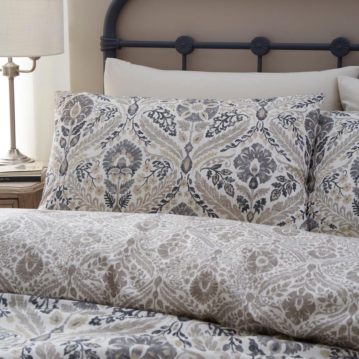 Dreams & Drapes Harriet Cotton Duvet Cover Bedding Set Natural