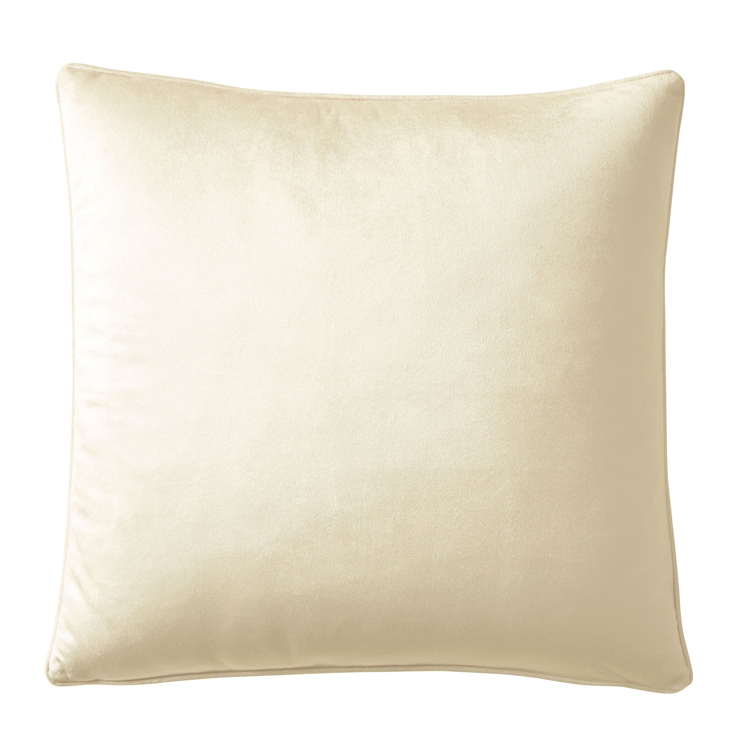 Appletree Harlan Velvet Touch 55cm x 55cm Filled Cushion Cream