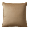 Appletree Harlan Velvet Touch 55cm x 55cm Filled Cushion Taupe