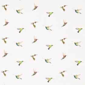 HARLEQUIN Amazilia Printed Fabric Flamingo Papaya Apple