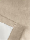 Enhanced Living Hampton Velvet Ready Made Eyelet Blackout Curtains Cream