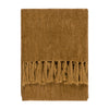 Harri Herringbone Fringed Throw 130cm x 180cm Honey