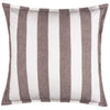 Yard Hayle Cotton Outdoor Filled Cushion 50cm x 50cm Chocolate