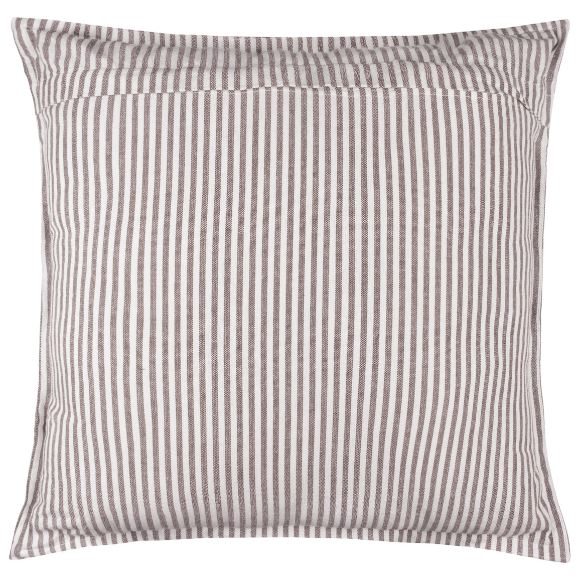 Yard Hayle Cotton Outdoor Filled Cushion 50cm x 50cm Chocolate
