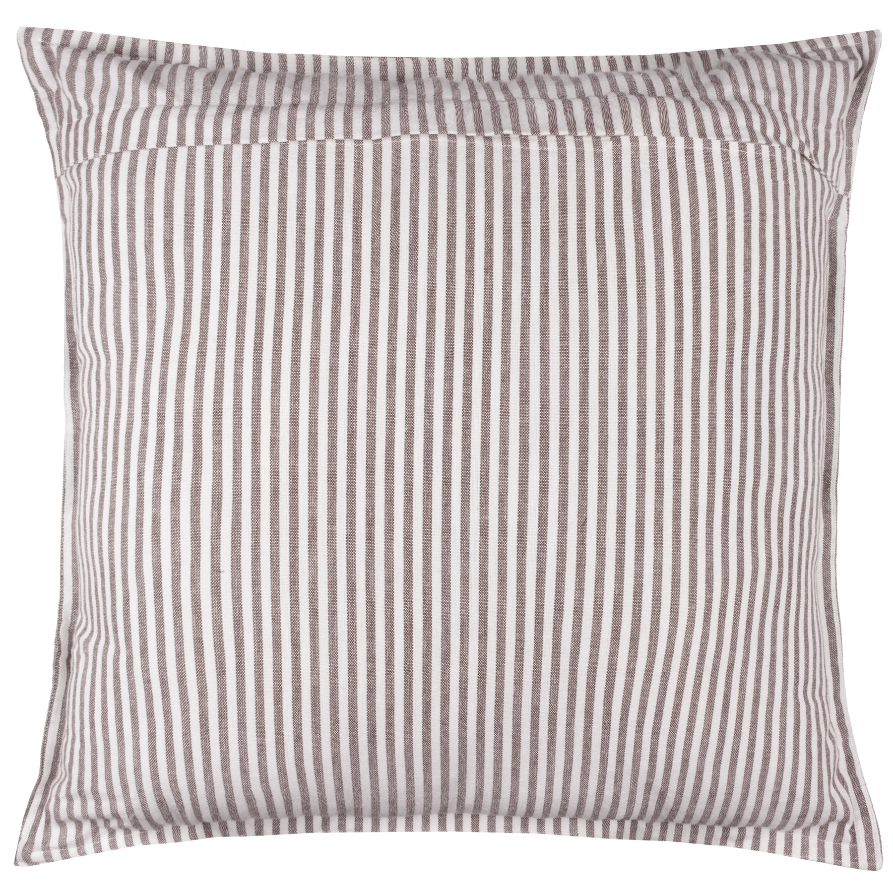 Yard Hayle Cotton Outdoor Filled Cushion 50cm x 50cm Chocolate