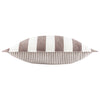 Yard Hayle Cotton Outdoor Filled Cushion 50cm x 50cm Chocolate