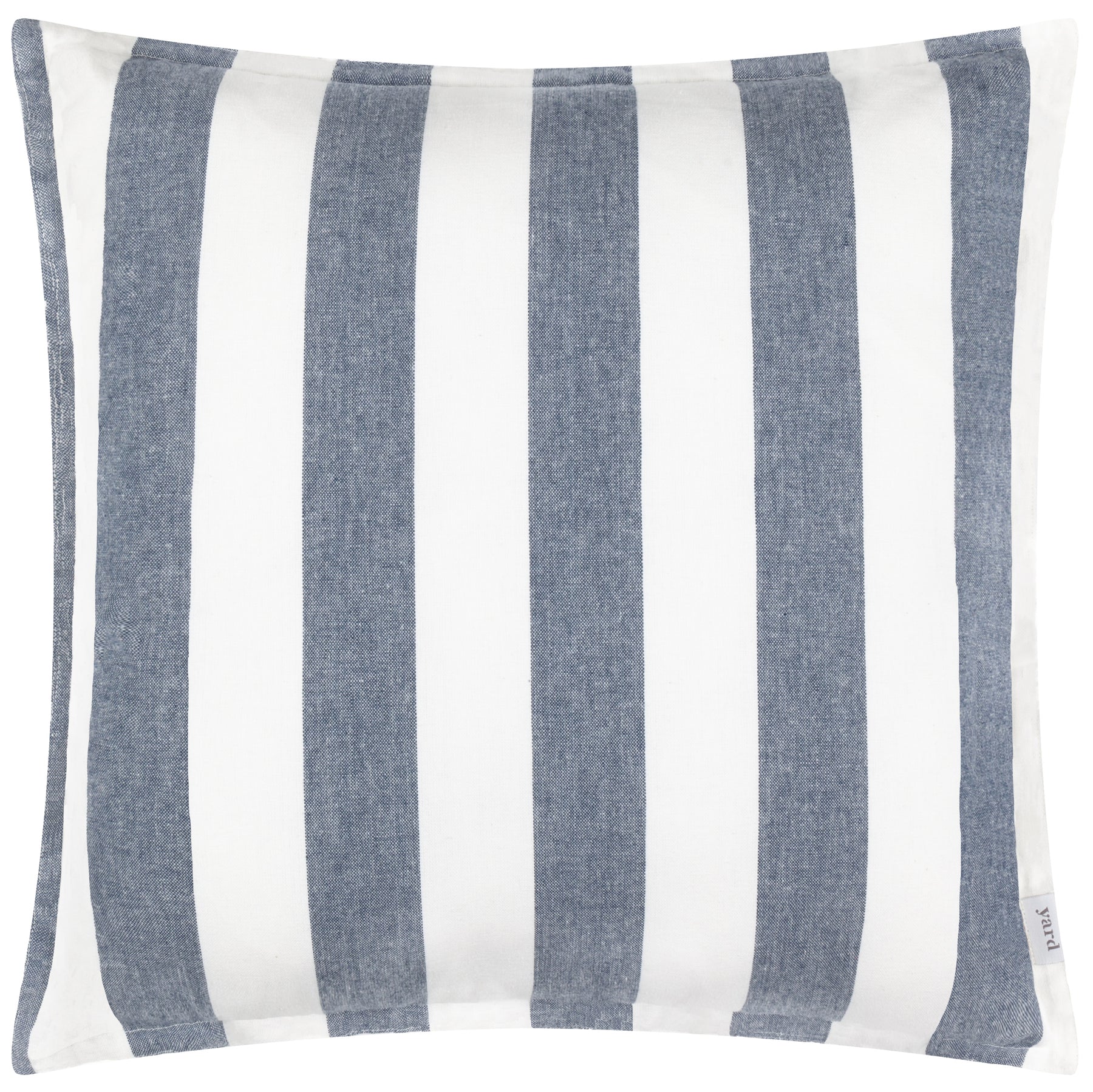 Yard Hayle Cotton Outdoor 50cm x 50cm Filled Cushion Navy