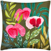 House Of Bloom Poppy Outdoor Filled Cushion 43cm x 43cm Olive