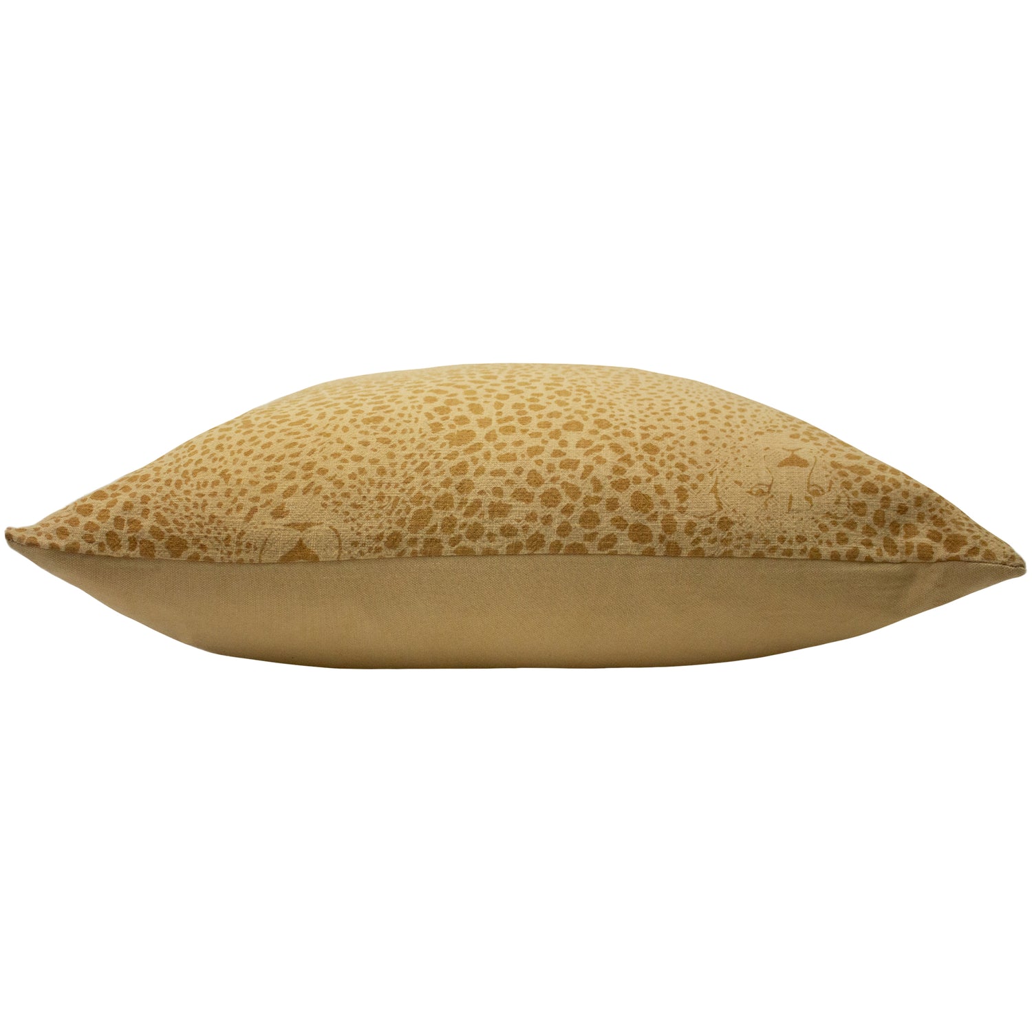 furn. Hidden Cheetah Printed 50cm x 50cm Filled Cushion Honey