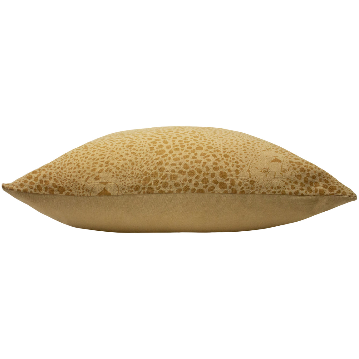 furn. Hidden Cheetah Printed 50cm x 50cm Filled Cushion Honey