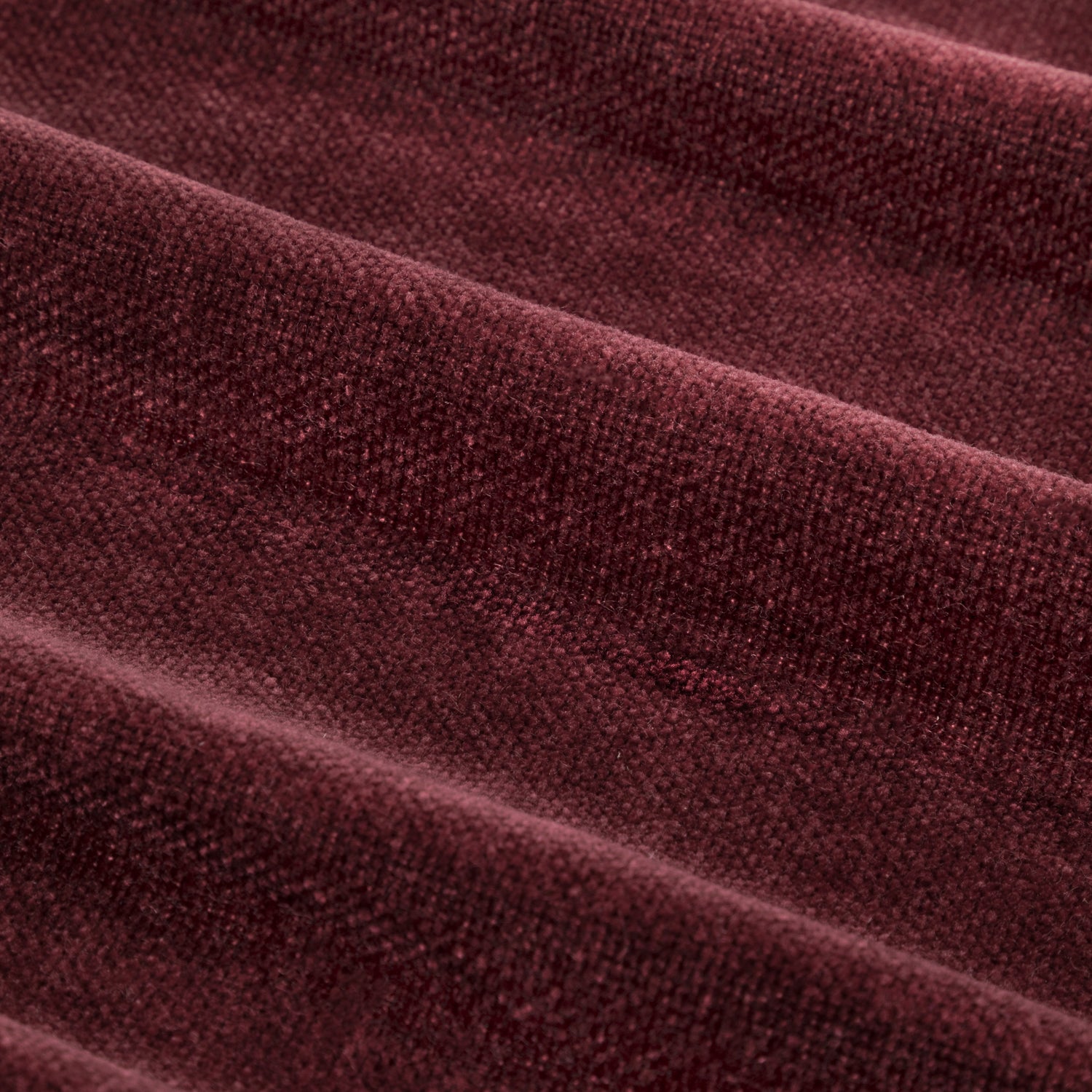 Yard Heavy Chenille Velvet Ready Made Blockout Curtains Beetroot