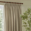 Yard Heavy Chenille Velvet Ready Made Blockout Curtains Linen