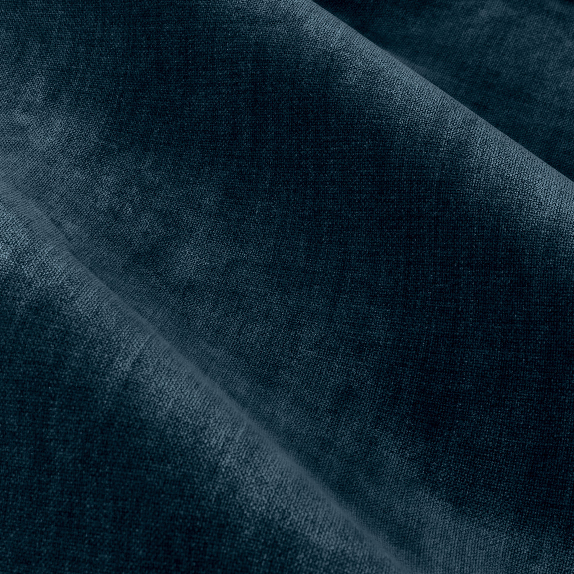 Yard Heavy Chenille Velvet Ready Made Pencil Pleat Curtains Navy