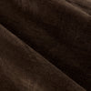 Yard Heavy Chenille Velvet Ready Made Pencil Pleat Curtains Brown