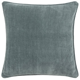 Yard Heavy Chenille Reversible Filled Cushion 50cm x 50cm Marine