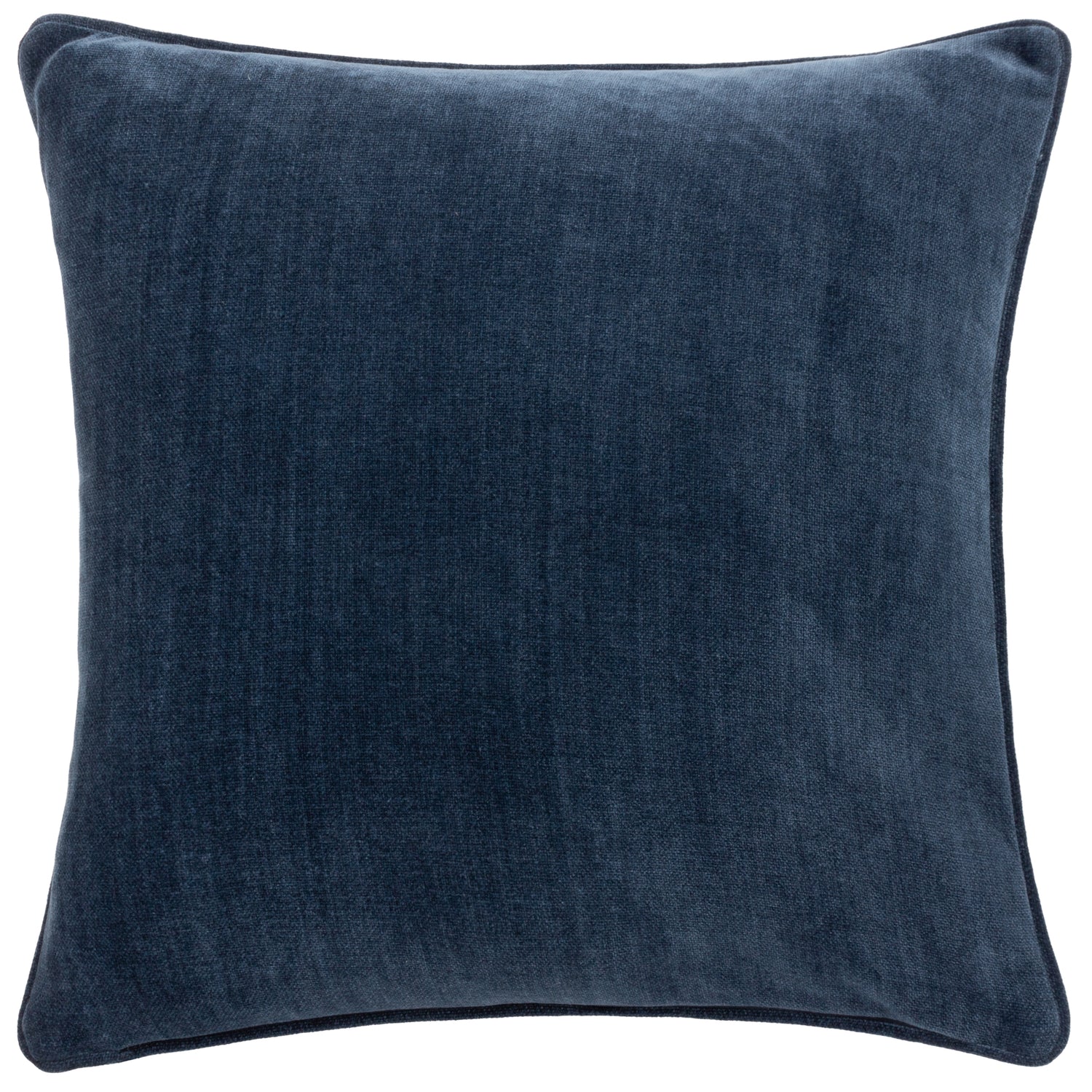 Yard Heavy Chenille Reversible Filled Cushion 50cm x 50cm Navy