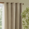Yard Heavy Chenille Velvet Ready Made Eyelet Blockout Curtains Linen