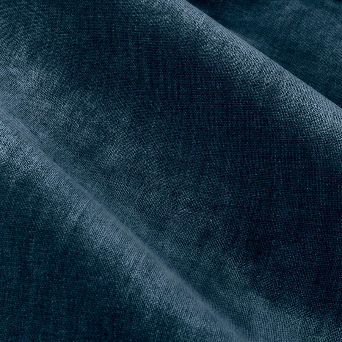 Yard Heavy Chenille Velvet Ready Made Eyelet Curtains Navy