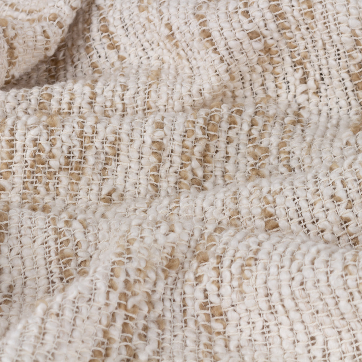 Heath Cotton Tasselled Throw 130cm x 180cm Natural
