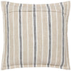 Hebble Striped Filled Cushion 50cm x 50cm Natural Black