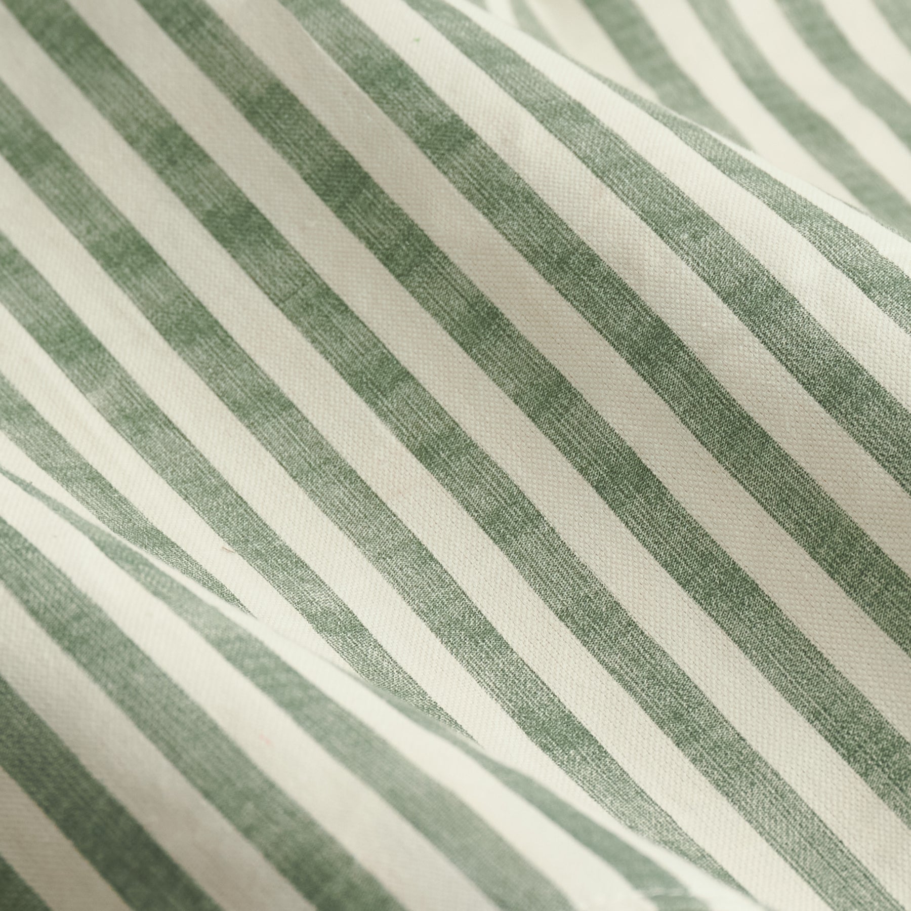 Yard Hebden Cotton Ready Made Blackout Pencil Pleat Curtains Forest