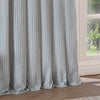 Yard Hebden Cotton Ready Made Blackout Pencil Pleat Curtains Mineral Blue