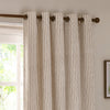 Yard Hebden Cotton Ready Made Eyelet Blackout Curtains Natural