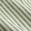 Yard Hebden Striped Cotton Ready Made Pencil Pleat Curtains Forest Green